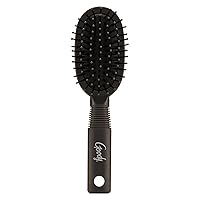 Goody Mini Cushion Hair Brush - Oval Travel Hairbrush for All Hair Types, Tangles Knots With Ease Without Tears or Breakage - Pain-Free Hair Accessories for Women, Men, Boys, and Girls