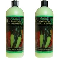 Cabellina Chile con Romero Conditioner, Volumizing Conditioner, Helps Prevent Hair Loss with Pepper and Rosemary Natural Extract, All Hair Types, 32 FL OZ, Bottle (Pack of 2)