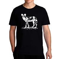 African Wild Dog Sketch T-Shirt