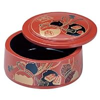 Sushi D.X Fuji Type Chirashi Tub, Red Gourd [16φ x 8.5cm] ABS Resin (7-464-8), Restaurant, Ryokan, Japanese Tableware, Restaurant, Commercial Use