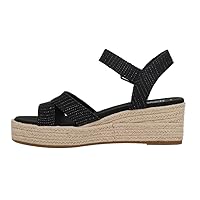 TOMS Womens Audrey Espadrille Athletic Sandals Casual Mid Heel 2-3