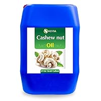 Cashew Nut (Anacardium Occidentale) Oil | Pure & Natural Carrier Oil for Skincare, Hair Care and Massage - 25L/845.35 fl oz