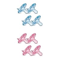 Philips Avent Soothie Pacifier Bundle, 3-18 Months, 8 Pack, Blue + Pink