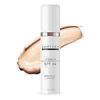 Anti-Aging Tinted Moisturizer with SPF 46. Universal Tint. All-In-One Face Sunscreen and Sheer Coverage with Broad Spectrum Protection Against UVA and UVB Rays. 1.7 oz