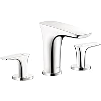 hansgrohe PuraVida Avantgarde Luxury Easy Clean 2-Handle 3 5-inch Tall Bathroom Sink Faucet in Chrome, 15073001,Medium