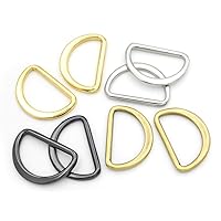 CRAFTMEMORE D Rings Molded Solid Cast 3/4