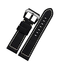 20mm 22mm 24mm 26mm Genuine Leather Retro man Watch Band for Panerai PAM111 441 cowhide Watchband Wrist Strap