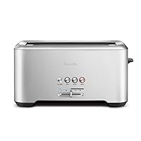 Breville Bit More Toaster 4 Slice BTA730XL, Brushed Stainless Steel