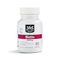 Biotin 500MCG, 60 Veg Capsules