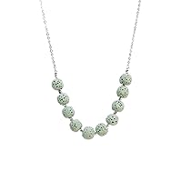 Aroma Rock Beads Titanium Steel Diffuser Necklace Colors Option