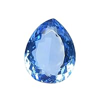 54.50 Ct Topaz Pear Gem Stone Gemstone Faceted Blue Topaz for Jewelry