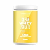Myprotein Clear Whey Isolate Protein Powder, 1.1 Lb (20 Servings) Lemonade, 20g Protein per Serving, Naturally Flavored Drink Mix, Daily Protein Intake for Superior Performance