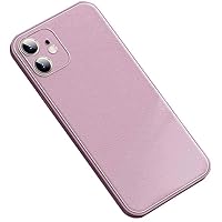 Cover for Apple iPhone 12 Mini (2020) 5.4 Inch, Leather Slim Shockproof Fingerprint Leather Phone Case [Screen & Camera Protection] (Color : A)