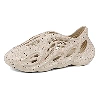 Unisex Foam Runner Shoes Slip-On Beach EVA Sandals Hollow Sports Shoes Outdoor Casual Walking Shoes for Women Men