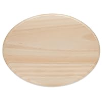 Unfinished Unpainted Wooden Oval Shape Cutout DIY Craft 12 Inches