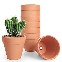 4 inch Terracotta Clay Pots, 27 Pack Clay Flower Pots with Drainage, Great for Plants, DIY, Crafts, Wedding