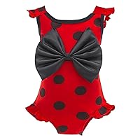Lito Angels Girls Ladybug Polka Dots Swimsuit Bathing Suit Swimwear Swimsuit One Piece