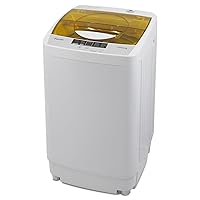 Panda Portable Washing Machine 10 LBS Capacity, Fully Automatic 1.34 Cu.ft. Top Load Portable Washer with Built-in Drain Pump, Compact Laundry Washer for Apartment and Household