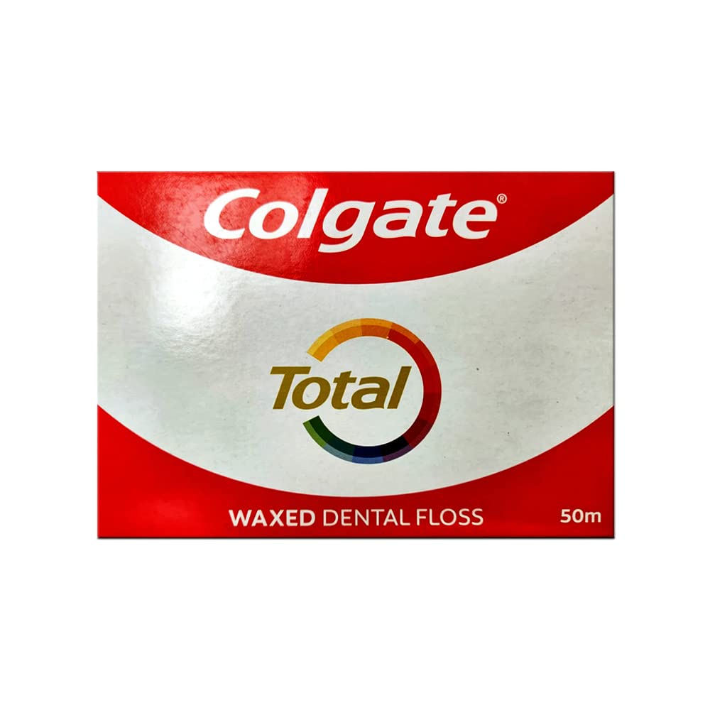 Colgate Total Waxed Detal Floss 50m - Pack of 6