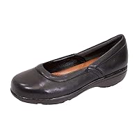 Vicky Women Wide Width Casual Comfort Leather Loafers