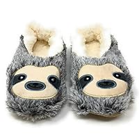 ooohyeah Womens Funny Animal Non-Slip Slippers, Novelty Fuzzy House Slippers, Cozy Sherpa Warm Cute Indoor Shoes