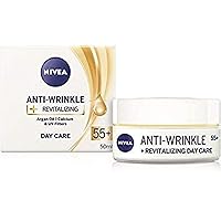 Anti-wrinkle + revitalizing day care face cream anti-aging 55+ with argan oil, calcium and UV filters 50 ml / 1.69 oz