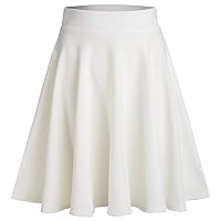 CUNLIN Womens Skirt XXS-6XL Plus Size Super Stretchy Elastic Waist Skirts