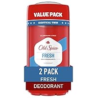 Old Spice Men's Aluminum Free Deoderant, High Endurance, Fresh Scent, 24-hr Odor Protection, 3.0 oz (Pack of 2)