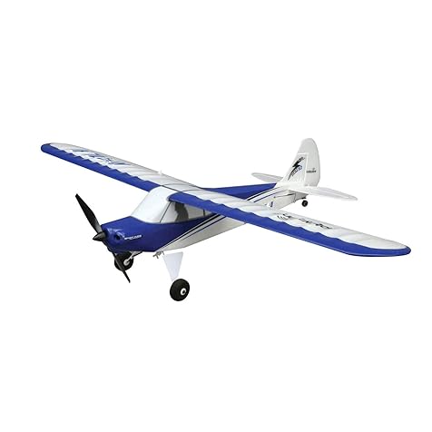 Sport Cub S 2 RC Airplane BNF Basic with Safe (Transmitter, Battery and Charger Not Included), HBZ44500, Blue & White