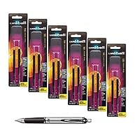 Uni-ball Signo Impact 207 Rt (Retractable) Refills, Black Ink, 1.0 Mm Bold Point, 6 Packs of Refills 65873