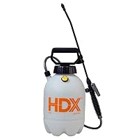 HDX Pet Control Sprayer, Weed Control Sprayer - 1 Gallon, Multi-Purpose, Comfortable-Grip Pump Handle, Polyethylene Funnel TOP Tank, Corrosion-Resistant Poly Wand & Nozzle Spray System - #1501HDX