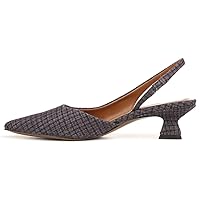 Franco Sarto Women's Devin Pointed Toe Kitten Heel Slingback Pump