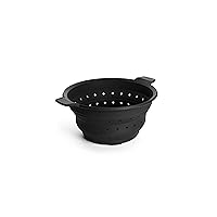 Woll Concept Plus Multi-Function Collapsible Silicone Steamer and Colander Insert, Diameter, 11-Inch, Gray
