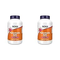 Now Supplements, Pantothenic Acid (Vitamin B-5) 500 mg, B-Complex Vitamin, 250 Capsules (Pack of 2)