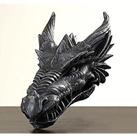 10.5 in dragon head Resin,hard plaster, beeswax candle mold