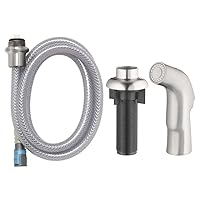 Metallic Faucet Sprayer Brushed Nickel