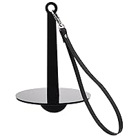 Portable Yarn Holder with Lanyard Acrylic Wrist Yarn Holder Lightweight Yarn Holder Anti-tangling Yarn Bowl Holder for Sewing Knitting Crocheting, Black, Portable Wrist Yarn Holder