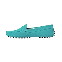 Ladies Women's Fashion Comfy Casual Slip-on Suede Leather Walking Driving Loafers Flats Moccasins Hiking Shoes