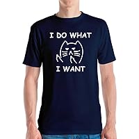 Funny I Do What I Want with My Cat Lover T-Shirt Women Men