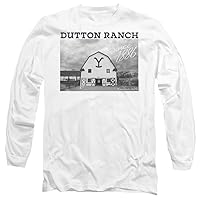 Popfunk Classic Yellowstone Dutton Barn Unisex Adult Long-Sleeve T Shirt