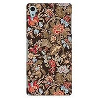SECOND SKIN Sindee Nooma Flower (Brown) / for Xperia Z4 402SO/SoftBank SSO402-ABWH-193-K620