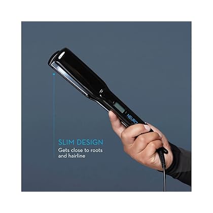 Neuro by Paul Mitchell Smooth Titanium Flat Iron, Adjustable Heat Settings, for Advanced Smoothing + Straightening