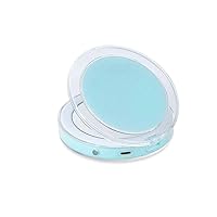 Lighted Travel Makeup, LED Compact - The Most Natural Magnifying with USB Charging for Beauty, Cosmetic and Travel Folding Mirrors (Color : E)