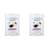 Simply tera's Pure whey Protein Powder, Family Size Bourbon Vanilla Flavor (Package May Vary) (Pack of 2)