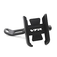 Bike Phone Holder For YAMA-&HA VFR800 VFR 800 Motorcycle Accessories CNC Handlebar Mobile Phone Holder GPS Stand Bracket Powersports Electrical Device Mounts ( Color : Rearview mirror without USB(2) )