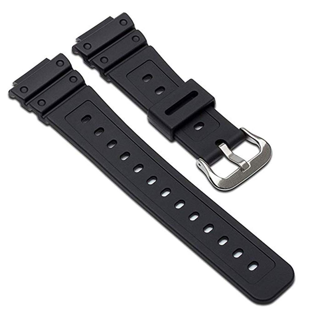 16mm x 26mm Replacement Watch Band Strap Fits DW-5600 DW-5600E DW-5000 DW-5700 GW-M5600 G-5700 G-5600 G-5700 | DW5600 DW5600E G5700 G5600 DW5700 | DW 5000 5600 5700 DW M5600