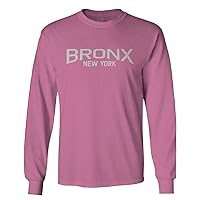 Vintage New York Bronx NYC Cool Hipster Street wear Long Sleeve Men's