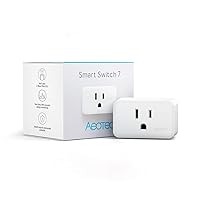 Smart Switch 7, Z-Wave Plus S2 Wireless Control Socket Zwave Plug for Home Automation, 15A, Gen7, White