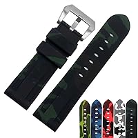 Simon Silicone Replacement Watch Strap for most Watches- Waterproof Breathable Sporty Rubber Watch Band for Men Unisex Women- Watchbands Sizes: 20mm, 22mm, 24mm, 26mm- Choose Colors