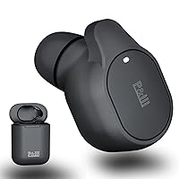 Bluetooth Mini Single Earbud Wireless Invisible Pro Headset 8Hrs Playtime Noise Smallest in-Ear Noise Cell Phone with Hands-Free Earpiece for iPhone Samsung Android Car Mic Earphone